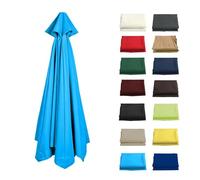 GZDXBF Telo Di Ricambio Per Ombrellone A 6/8 Costole, Tettoia Di Ricambio Per Ombrello 200/270/300cm Copertura Di Ricambio Per Ombrellone Da Giardino(Color:Lake blue,Size:6 ribs-3m(9.8ft))