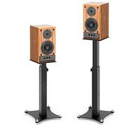 GZGDLJQ Supporto universale per altoparlanti, regolabile da scaffale per altoparlanti, coppia di supporti per altoparlanti surround da 10 kg, con gestione dei cavi, per altoparlanti Klipsch Edifier