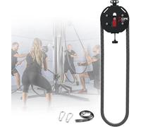 GZGHRZQS Endless Rope Trainer | Attrezzo per Allenamento con Corda Infinita | Home Gym Rope Trainer | Pulley Cable Machine | Adjustable Resistance | Upper Extremity Physical Training