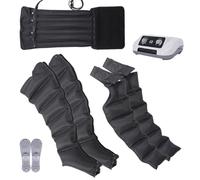 GZGHRZQS Massaggiatore Gambe Linfodrenante, Linfodrenaggio Gambe, Pressoterapia Linfodrenaggio Total Body Pressoterapia Gambes E Pancia, Migliora La Circolazione Sanguigna