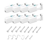 GZGXKJ Set di 8 Piercing, Pistola e Kit Con 6 Borchia per Naso + 8 Compresse Alcoliche, per Uomini e Donne