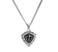 GZHENGZG Collana da Uomo e Collana da Donna Collana con Ciondolo Hip Hop Unique Retro Personality per Gli Uomini, Collana di Moda, Regalo tridente