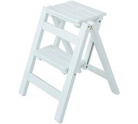 GZHENOZ Sgabello da Arrampicata per Interni, sgabelli con scaletta Pieghevole, Sgabello in Legno di Pino, portafiori Portatile/Panca per Cambiare Le Scarpe, mobili da Biblioteca