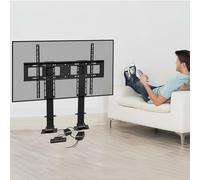 GZHENOZ Sollevatore TV Elettrico - Supporto TV motorizzato, Supporto TV Elettrico Regolabile in Altezza con Telecomando, Doppio Motore, Corsa di Sollevamento 150 cm, Sollevatore