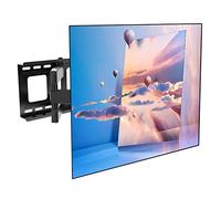 GZHENOZ Supporto da Parete per TV, Adatto alla Maggior Parte dei televisori LED Piatti da 32-70 Pollici, Girevole, inclinabile, con Doppio Braccio, Estensione VESA Max 400X400 mm