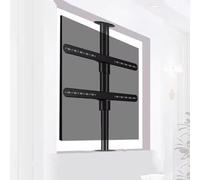 GZHENOZ Supporto da Pavimento per TV a 360 Gradi - Supporto Regolabile per Montaggio a soffitto per TV, Supporto Girevole per Parete divisoria, Mobile TV Girevole, Base Girevole