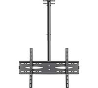 GZHENOZ Supporto per TV da soffitto Regolabile, Girevole e inclinabile per televisori a Schermo Piatto da 45-60 Pollici, compatibilità 680x450 mm, Supporto per TV Nero, 2 m