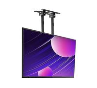 GZHENOZ Supporto per TV da soffitto Regolabile, Supporto per TV a Doppio palo, Supporto per TV a Schermo Singolo, Supporto per TV da soffitto telescopico inclinabile, Adatto a TV