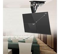 GZHENOZ Supporto TV, Supporto da Parete per TV, Supporto da soffitto per TV, Supporto TV motorizzato con inclinazione e Funzione di Memoria Intelligente, ribaltamento Verso Il ba