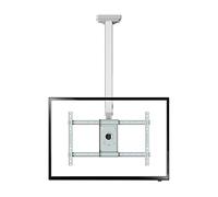 GZHENOZ Supporto TV Supporto TV da soffitto con Regolazione del Livello di 4° e dell'altezza Supporto TV da soffitto Adatto alla Maggior Parte dei Display a Schermo Piatto LED e