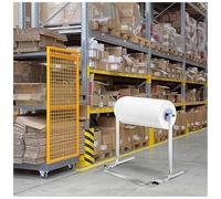 GZHERVICES Distributore di rotoli di pluriball, supporto da tavolo/verticale per rotoli di pluriball, supporto manuale per pellicola in schiuma a bolle, per imballaggio, trasloco e spedizione(100cm)