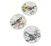 GZHERVICES Passi Giapponesi da Giardino, Elementi Decorativi per Prati E Passi in Cemento Rotondi - Pietre Decorative Ideali per Giardini, Cortili, Patii O Vialetti(Multi-Colored-B)