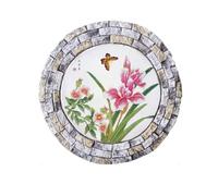 GZHERVICES Passi in Pietra per Allestimenti Paesaggistici, Passi per Prati E Giardini, Elementi Decorativi per Esterni, Ornamenti Artigianali per Vialetti da Giardino(Multi-Colored-C)