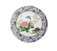 GZHERVICES Passi in Pietra per Allestimenti Paesaggistici, Passi per Prati E Giardini, Elementi Decorativi per Esterni, Ornamenti Artigianali per Vialetti da Giardino(Multi-Colored-B)