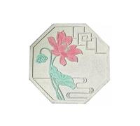 GZHERVICES Pietre Decorative per Prati E Giardini, Pietre Ornamentali da Giardino, Pietre Decorative per Giardini, Pietre Decorative A Forma di Impronta per L'arredamento della Casa(Multi-Colored-A)