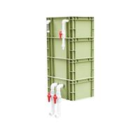 GZHERVICES Scatola Filtro Acquario, Scatola Fatturato Filtro Acquario, Scatola Filtro Gocciolatoio, di Circolazione 'Acqua Esterno per Laghetto per Pesci Fai da Te(30x20x53cm)