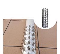 GZHERVICES Spine Anti-Arrampicata, Rete di Protezione da Arrampicata per Canali Rigidi Punte Difensive in Metallo per Esterni per Balconi, Muri, Ringhiere, Pluviali (Colore : Gold-8pc, Taglia : 80MM)