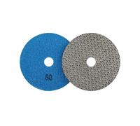 GZHXF 1 pz 3/4/5/6 pollici diamantati for lucidatura a mano, dischi abrasivi elettroplaccati, dischi abrasivi for vetro, granito, marmo, cemento, grana 60, 100, 200, 400