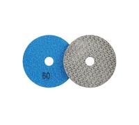 GZHXF 1 pz 3/4/5/6 pollici diamantati for lucidatura a mano, dischi abrasivi elettroplaccati, dischi abrasivi for vetro, granito, marmo, cemento, grana 60, 100, 200, 400