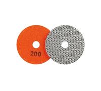 GZHXF 1 pz 3/4/5/6 pollici diamantati for lucidatura a mano, dischi abrasivi elettroplaccati, dischi abrasivi for vetro, granito, marmo, cemento, grana 60, 100, 200, 400