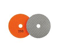 GZHXF 1 pz 3/4/5/6 pollici diamantati for lucidatura a mano, dischi abrasivi elettroplaccati, dischi abrasivi for vetro, granito, marmo, cemento, grana 60, 100, 200, 400