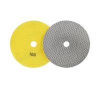 GZHXF 1 pz 3/4/5/6 pollici diamantati for lucidatura a mano, dischi abrasivi elettroplaccati, dischi abrasivi for vetro, granito, marmo, cemento, grana 60, 100, 200, 400