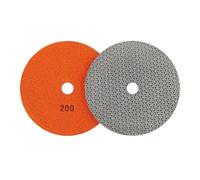 GZHXF 1 pz 3/4/5/6 pollici diamantati for lucidatura a mano, dischi abrasivi elettroplaccati, dischi abrasivi for vetro, granito, marmo, cemento, grana 60, 100, 200, 400