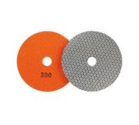 GZHXF 1 pz 3/4/5/6 pollici diamantati for lucidatura a mano, dischi abrasivi elettroplaccati, dischi abrasivi for vetro, granito, marmo, cemento, grana 60, 100, 200, 400