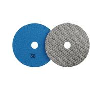 GZHXF 1 pz 3/4/5/6 pollici diamantati for lucidatura a mano, dischi abrasivi elettroplaccati, dischi abrasivi for vetro, granito, marmo, cemento, grana 60, 100, 200, 400