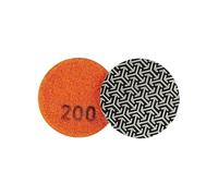 GZHXF 1 pz 3/4/5/6 pollici diamantati for lucidatura a mano, dischi abrasivi elettroplaccati, dischi abrasivi for vetro, granito, marmo, cemento, grana 60, 100, 200, 400