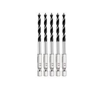 GZHXF 3//4/5/7PCS 3/4/5/6/7/8/10mm 1/4 Manico Esagonale Set Di Punte For Trapano For Lavorazione Del Legno A Tre Punte Utensile Elettrico For Alesatura Di Fori For Lavorazione Del Legno