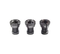 GZHXF Adattatore for mandrino a pinza M17 da 3/4 pezzi, 6/6,35/8 mm, con dado, accessorio for fresatrice, incisione e rifilatura.
