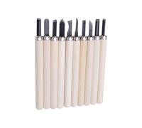 GZHXF Set da 10 pezzi di scalpelli for legno a mano, coltello da intaglio for utensili di base for la lavorazione del legno