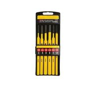 GZHXF Set di 6 punzoni for perni, resistente kit di punzonatura for fori rotondi in pelle, punzoni for stampaggio di metalli in acciaio for strumenti di modellismo