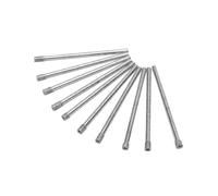 GZHXF Set di punte da trapano diamantate da 1/8" con seghe a tazza e carotatrici for piastrelle di vetro e marmo, lunghezza 50 mm, 3 mm