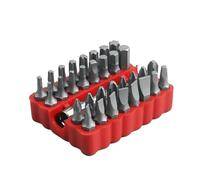 GZHXF Set di punte for cacciavite di sicurezza da 33 pezzi/lotto, 1/4" 6,35 mm, chiave esagonale Torx, supporto elettrico for avvitamento.