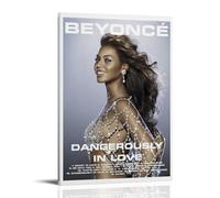 GZHYMXOZ Beyoncé - Poster su tela con cantante e band incredibile, decorazione artistica da parete, per camera da letto, 30 x 45 cm, con cornice