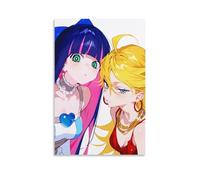 GZHYMXOZ Poster su tela a tema anime con collant e calze con reggicalze, stile classico e popolare, decorazione artistica da parete, per camera da letto, 20 x 30 cm, senza cornice