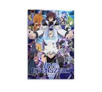 GZHYMXOZ Poster su tela di Edens Zero, decorazione artistica da parete a tema anime, stile classico, per camera da letto, 60 x 90 cm, senza cornice