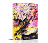 GZHYMXOZ Poster su tela di Jigokuraku con paradiso dell'inferno e classico, decorazione artistica da parete, per camera da letto, 50 x 75 cm, con cornice