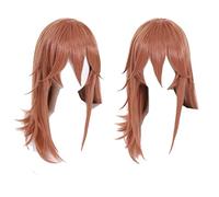 GZIRUE Parrucca da diavolo per cosplay con capelli misti arancione scuro