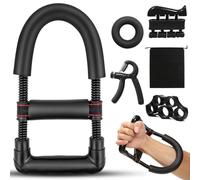 GZjiyu Set di 5 allenatori per avambracci, per allenare i muscoli della casa, allenamento Forearm, sport con borsa nera con coulisse