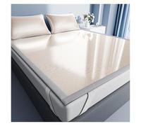 GZKDKZB Materassino Estivo in Seta di Ghiaccio Ultra Traspirante e rinfrescante con Cinghie Elastiche, Perfetto per Le Notti Calde, dormitori e camere degli Ospiti, Design ad Asciugatura r