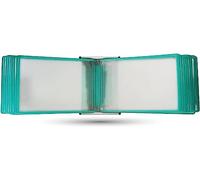 GZKDKZB Portadocumenti A4 da Parete con 20 Tasche per Esposizione e organizzazione di Libri, Colore Verde