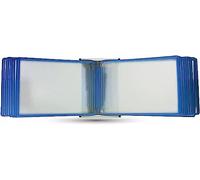 GZKDKZB Portadocumenti da Parete in Formato A4 con 20 Tasche, espositore per Libri Blu e Organizer per Poster Flip Book