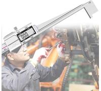 GZKDKZB Spessimetro a Cuneo per Saldatura, Calibro Conico Digitale ad Alta precisione da 0,01 mm, risoluzione 0,01 mm, Righello per ispezione Industriale, Protezione IP54 (30)