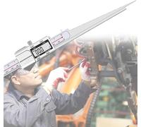 GZKDKZB Spessimetro a Cuneo per Saldatura, Calibro Conico Digitale ad Alta precisione da 0,01 mm, risoluzione 0,01 mm, Righello per ispezione Industriale, Protezione IP54 (1)