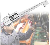 GZKDKZB Spessimetro a Cuneo per Saldatura, Calibro Conico Digitale ad Alta precisione da 0,01 mm, risoluzione 0,01 mm, Righello per ispezione Industriale, Protezione IP54, Scorrimento flui