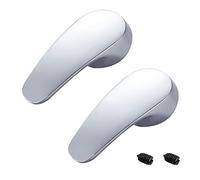 GZLCEU 2 Pezzi Maniglia Rubinetto In Lega Rubinetto di Ricambi Accessori Universale 40mm Cartuccia per Cucina Bagno con Pulsante e Vite Di Regolazione Cromo Lucido