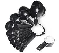 GZLCEU - Set di cucciai e tazze dosatori, 10 in 1, in plastica, misurini da cucina, per misurare ingredienti secchi e liquidi, per culinaria e pasticceria